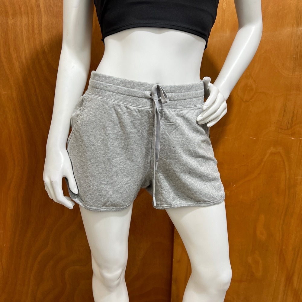 Amazon Essentials Gray Terry Dolphin Shorts M Medium Fleece Lounge
